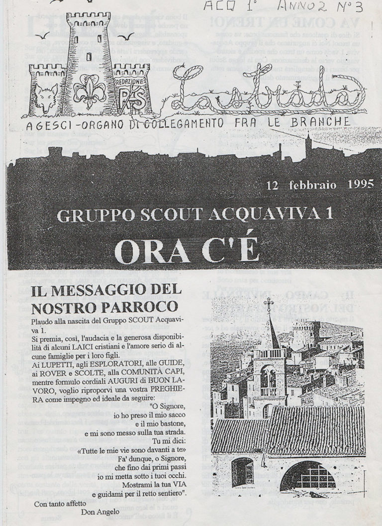 rivista scout la strada acquaviva picena