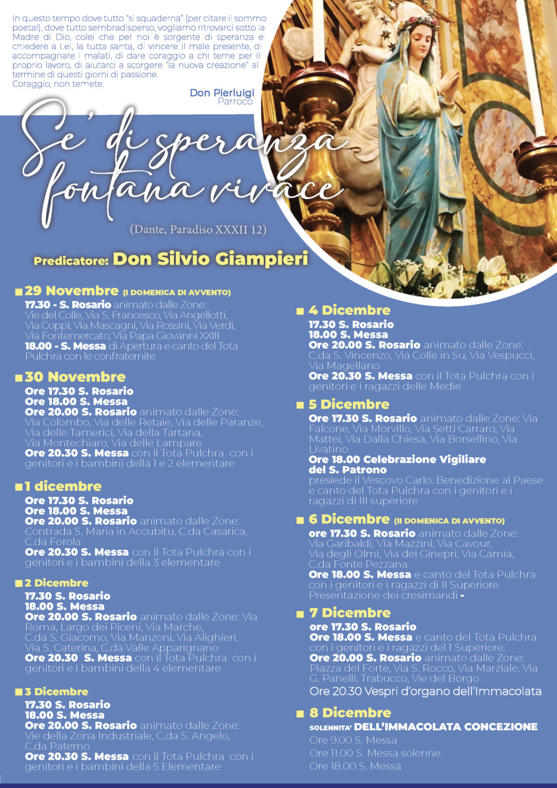 Novena 2020 Acquaviva Picena
