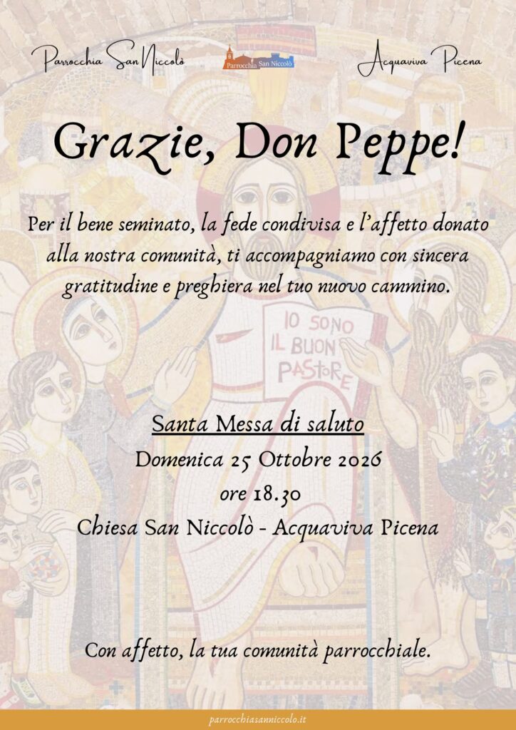 grazie don peppe!